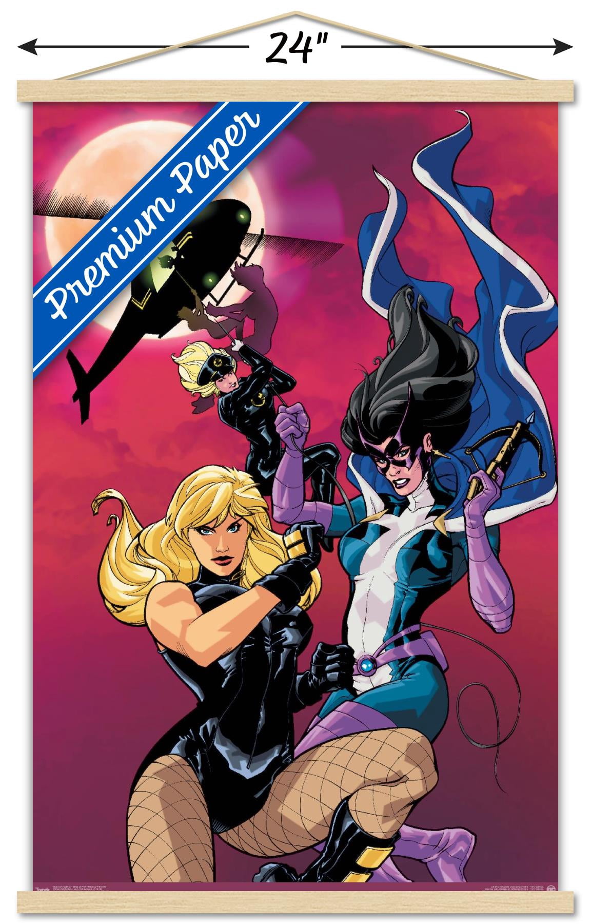 DC Comics - Birds of Prey - Birds of Prey #92 Wall Poster with Wooden Magnetic Frame, 22.375" x 34"