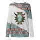 thumbnail image 4 of Puntoco moda mujer cuello redondo manga larga camiseta otoño estampado blusa suelta tops Puntoco Puntoco-4293, 4 of 5