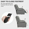 thumbnail image 5 of Alwalue Electric Power Lift Recliner Chairs with Side Pocket for Elderly Micro Leather Recliner Lift Chair with Remote Control for Living Room Bedroom - Dark Gray, 5 of 8