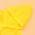 thumbnail image 4 of Imperméable Réutilisable Poncho de Pluie Mat EVA Imperméable Extérieur pour Adultes (avec Manchette Élastique, Jaune), 4 of 8