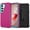 Pink/Teal, variant on For Samsung Galaxy S24 Plus / SM-926 Heavy Duty Shockproof Armor Protective Hybrid Case Cover With Clip Black/Black