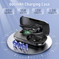 thumbnail image 4 of Auriculares Bluetooth Thunelec Wireless 5.3, batería de 90 horas, 4 of 9