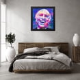 thumbnail image 3 of Stephen Chambers 26x26 Black Modern Wood Framed Wall Art Titled - Larry David, 3 of 6