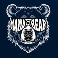 thumbnail image 6 of Wild Bobby Mama Bear Face Glasses Women Racerback Tank Top, 6 of 6