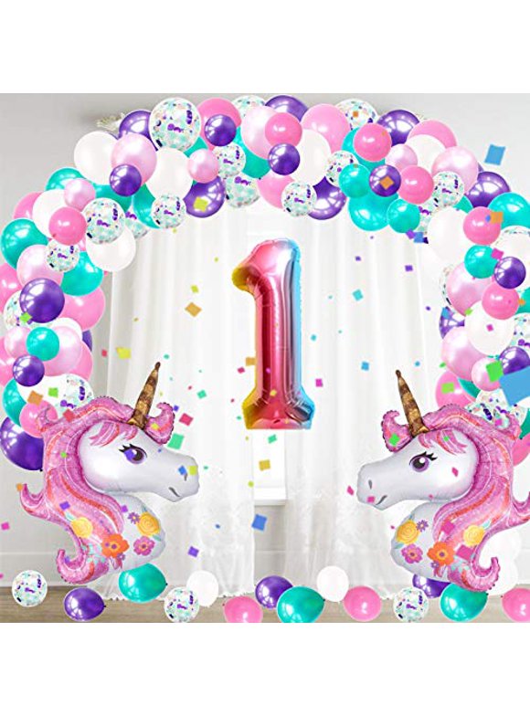 Unicorn Decorations in Unicorn Party Supplies