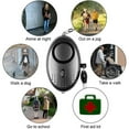 thumbnail image 4 of 3PCS Personal Alarm 130dB Loud Personal Safety Alarm with LED Flashlight Emergency Security Alarm, 4 of 4
