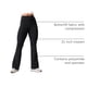 thumbnail image 4 of Pantalones CRZ YOGA Secretsculpt de Cintura Alta Bootcut Negro L, 4 of 6