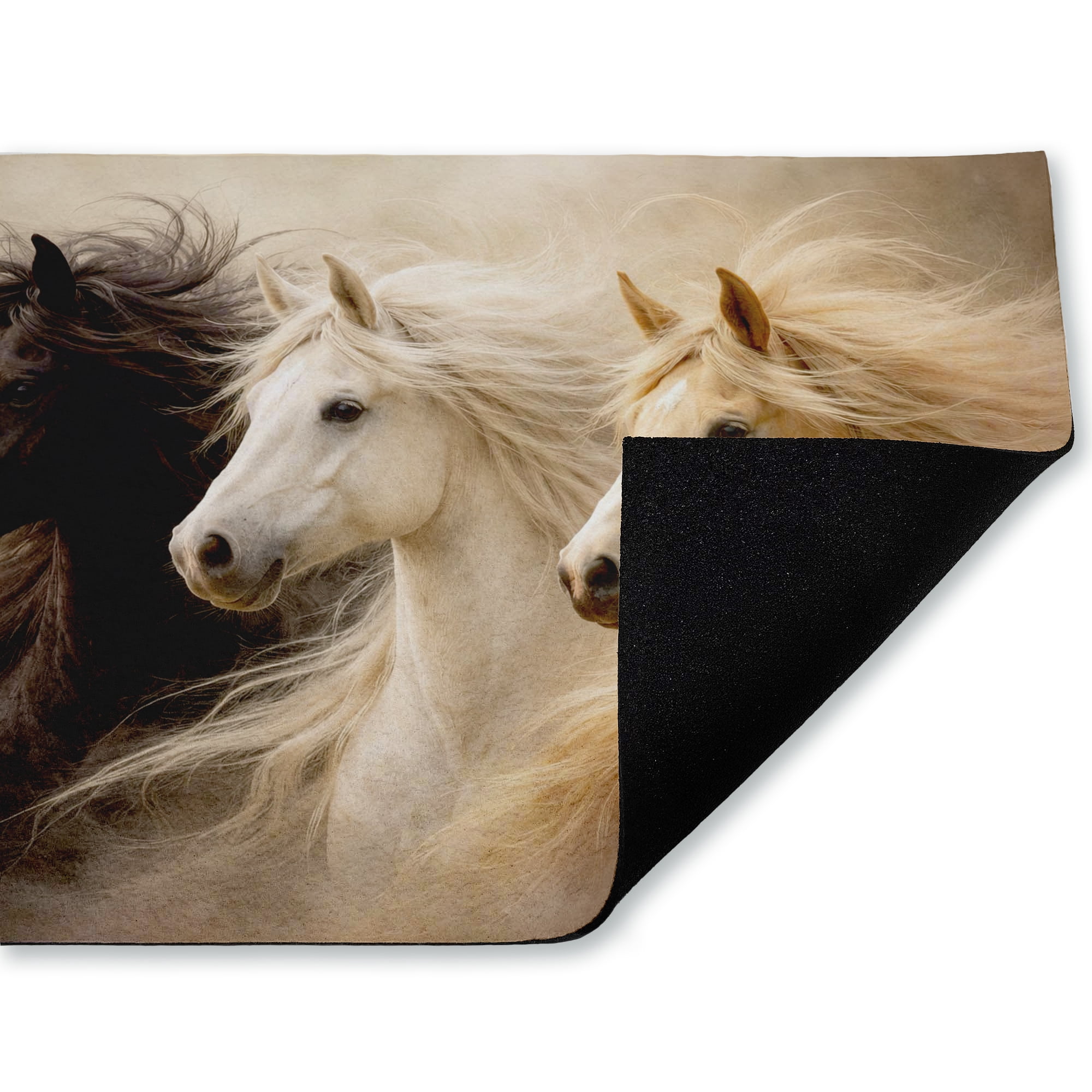 Stupell Industries Untamed Spirits Horse Trio Printed Outdoor Door Floor Mat, design by Tina LeCour