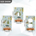 thumbnail image 7 of Yayeee Toggle Light Switch Wall Plate 1-Gang 4.5"x2.7" Home Decorative Outlet Cover, Whimsical Christmas Pattern, 7 of 7