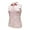 Light Pink/White, variant on Monterey Club Women's Abstract Print Sleeveless Golf Polo Shirt #2403