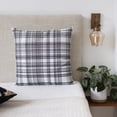 thumbnail image 7 of Ox Bay Stacy Garcia 20" x 20" White/Black Embroidered Plaid Adult Decorative Throw Pillow, 7 of 7