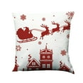 thumbnail image 2 of Funda de almohada navideña para sofá | Funda de cojín festiva | Funda de almohada corta de felpa | Elemento decorativo para sofá, cama o sala de estar, 2 of 6