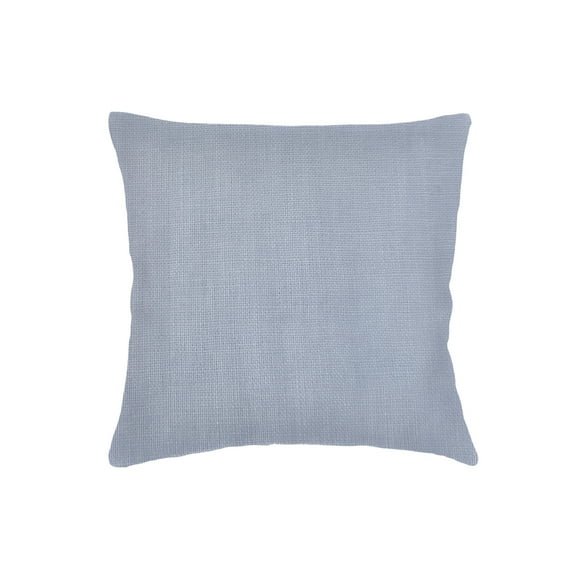 So Soft Linen Chambray Blue Euro Pillow 26x26 Down Alternative