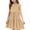 #02Camel, variant on Mlqidk Cute Dresses for Girls Size 10-12 Crew Neck Sleeveless Ruffle A-Line Teens Summer Elegant Western Dress Trendy Solid color Midi Dress Black 7-8 Years