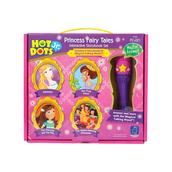 Hot Dots Jr. - Conte de Fées de Princesse Ensemble Interactif avec le Stylo Magique Baguette Parlante