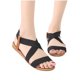 thumbnail image 4 of Sandalias de mujer de verano Calzado casual Sandalias casuales de mujer de color sólido Wmkox8yii nm5072, 4 of 6