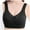 Black, variant on 2PC Women'S Bras Thin Mesh Gathering Back of Complementary Wireless Bras for Women,Beige,XXL