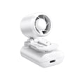 thumbnail image 2 of Clip-On Hat Fan, Small Portable Fan for Hat, Rechargeable Personal Fan, Strong Airflow Tiny Clip Fan, 2.7W 900mAh Battery, Hat Fans That Blow Cold Air, Portable Personal Clip Fan,White, 2 of 6