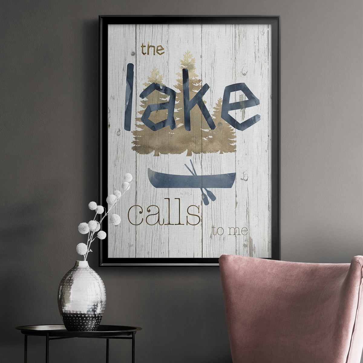 Lake Calls Me Premium Classic Framed Print - Ready to Hang