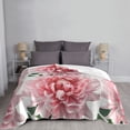 thumbnail image 5 of Toddler Blanket For Boys Girls Adult Lightweight Baby Kids Blanket Cute Soft Light Pink Flower Blankets Comfy Fleece Flannel Plush Crib Throw Blankets Gifts 40"X30", 5 of 7