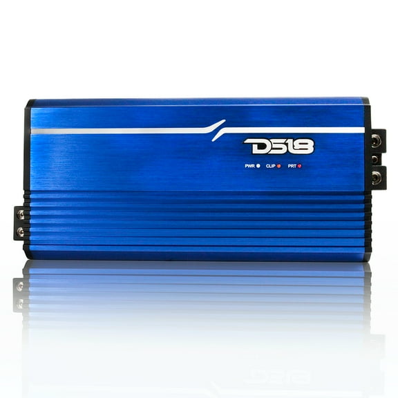 DS18 FRP-5K/BL 1-Channel 5000W RMS @ 1-Ohm Class-D Full-Range Amplifier (Blue)