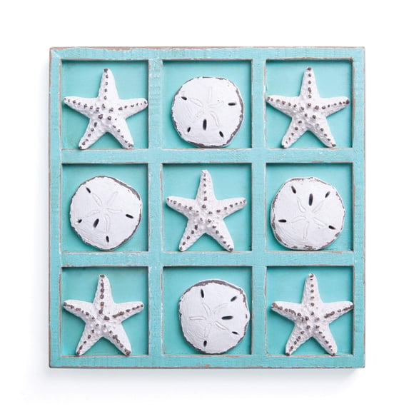 Tic Tac Toe de playa NIKKY HOME Starfish Sand Dollar
