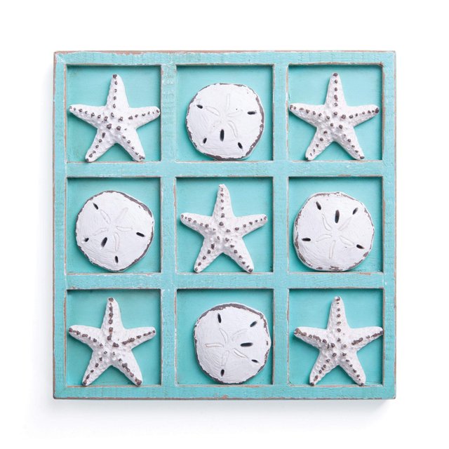 Tic Tac Toe de playa NIKKY HOME Starfish Sand Dollar
