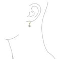 thumbnail image 3 of Bling Jewelry Womens Classic 10K-14K Gold Pearl Dangle Earrings Lever Back June Birthstone, 3 of 4