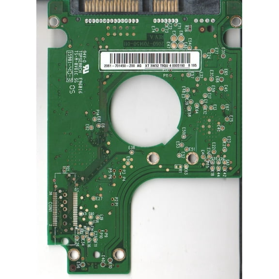 WD800BEVS-00RST0, 2061-701450-Z00 AG, WD SATA 2.5 PCB