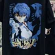 thumbnail image 4 of EVANGELION camiseta de Ayanami Rei para hombre, Tops de manga corta con estampado de gran tamaño, camiseta Punk de Hip Hop, ropa de calle informal, regalo de verano, 4 of 5