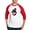 Red/White, variant on CafePress - Fox Wizard Magic Fantasy - Cotton Baseball Jersey, 3/4 Raglan Sleeve Shirt