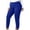 *Blue, variant on VBVC Women's Plus Front Slit Stretch Pants , Ladies' High Waisted Trousers , Fall Winter Skinny Leggings For Women, L-5XL
