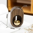 thumbnail image 3 of Shopkeepers Bell - Magnetic Attached Doorbell for Door Opening - Unique Office Ornament and Hanging Decoration for Business Entrance, Fridge Sticker and Barn Door (Golden Teak), 3 of 12