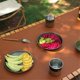 thumbnail image 3 of Outdoor Camping Table Mats Waterproof Oil-Proof Washable Leather Foldable Roll Desk Pad for BBQ Picnic B- 85X53.5cm, 3 of 5