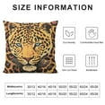 thumbnail image 5 of COMIO  Leopard Print Throw Pillow Covers, Cheetah Soft Pillow Cover, Cozy with Zipper Cushion Cases for Home Decorative Couch Sofa, 5 of 5