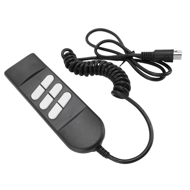 Control Manual Remoto De Silla Elevadora Eléctrica, Control Manual De Silla Elevadora, Auricular De 6 Botones, Enchufe Multifuncional De 5 Pines, Cable De Resorte De 1,1 Metros