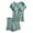 Green, variant on Lixiuxyad Appealing Pajamas Women Pajama Sets Soft Comfortable Nursing Sleepwear Maternity Pajama Set For Breastfeeding Moms Postpartum Loungewear With Built In Bra