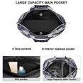 thumbnail image 2 of Flower Women's Large Weekend Travel Bag Moving Canvas Handbag Thick Double Layer Beach Weekend Travel Unisex Hospital Maternity Delivery with Toiletry Waterproof, 2 of 5