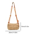 thumbnail image 2 of Bolso Hobo Hinchado Wdftyju para Mujer con Correa de Cuerda Trenzada y Cierre de Cremallera, 2 of 9