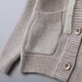 thumbnail image 6 of Diufon Toddler Girl Boy Oversized Cardigan Fall Winter Warm Knitted Sweater Long Sleeve Knitwear with Pockets, 6 of 6