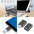 thumbnail image 2 of USB C To USB 3.2 Female Adapter OTG Converter Fast Speed 10Gbps Data Transfer Aluminum For Smartphones Tablets Laptops Silver, 2 of 4