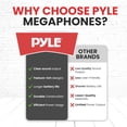 thumbnail image 4 of Megaphone Pyle, 40 W, sonido nítido profesional, alcance de 1000 pies, 4 of 7