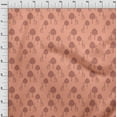 thumbnail image 3 of oneOone Polyester Lycra Fabric Tree & Giraffe Block Printed Fabric 1 Yard 56 Inch Wide, 3 of 4
