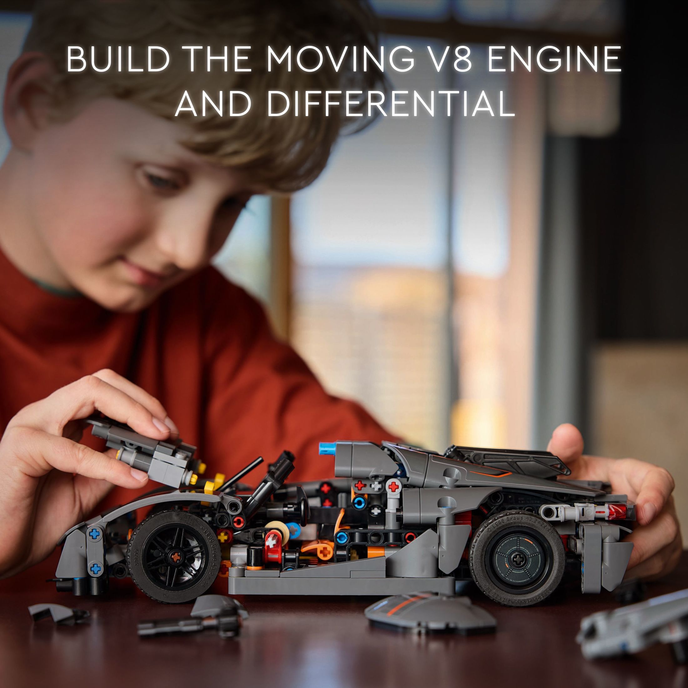 LEGO Technic Koenigsegg Jesko Absolut Gris Hipercoche, Juguete de Construcción de Auto Deportivo para Niños y Niñas, Auto de Carreras para Niños, Kit de Modelo para Armar, Auto de Juguete, Regalo para Entusiastas de Motores, 42173 4