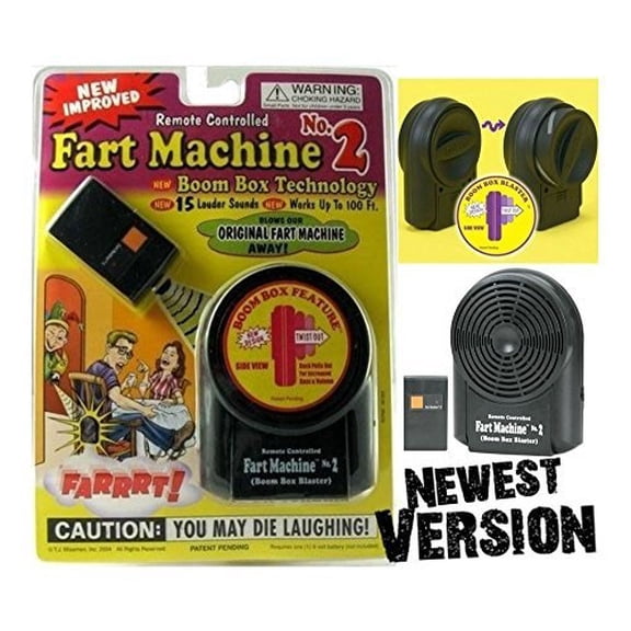 Forum Novelties Fart Machine No. 2-Wireless Remote Controlled Newest Improved Model Gag Toys 2 Toys