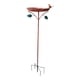thumbnail image 2 of Comedero para pájaros de jardín, bebedero para pájaros decorativo resistente con Base de 5 puntas, regalos para amantes de los pájaros para patio al, 2 of 8