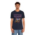 thumbnail image 5 of Good Things Are Waiting For Us Cute Rainbow Turtle Unisex Short Sleeve Tee, 5 of 8