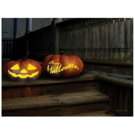 Ohio Wholesale Radiance Lighted Happy Halloween Canvas Wall Art, from our Halloween Collection