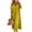 31#Yellow, variant on GXIPO Womens Summer Dresses 2025 Plus Size Short Sleeve V Neck Boho Maxi Dress Casual Beach Long Sundresses Hot Pink 2XL