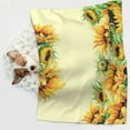 thumbnail image 6 of Sigee Sunflowers On A Yellow Background for Pet Blanket for Dog Cat Puppy Blanket Cat Blankets for Small and Medium Pets-Medium, 6 of 8